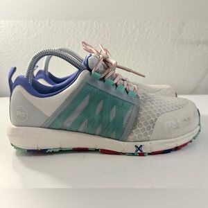 Timberland White and Blue Sneakers